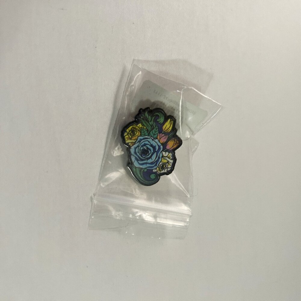 Boston Scally Co. The Spring Rose Cap Hat Pin Tulip Rubber Backed Enamel